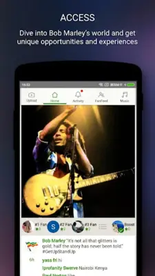 Bob Marley android App screenshot 1